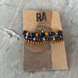 RA Rogue Accessories 3-Piece Men’s‎ Padanaram Bracelets NWT